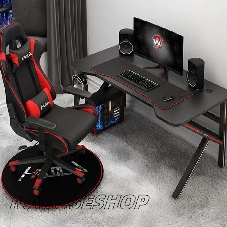 パソコンデスク テーブルと椅子セット eスポーツのテーブルと椅子セット デスクPCデスク 家庭用机 ライティングテーブルと椅子 ゲームテー
