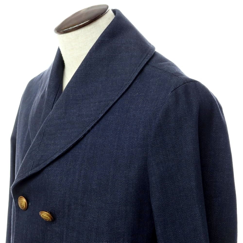 【新品アウトレット】シーラップ Sealup 2023年春夏 Ulisse PEACOAT インディゴデニム ピーコート ネイビー【サイズ50】【メンズ】