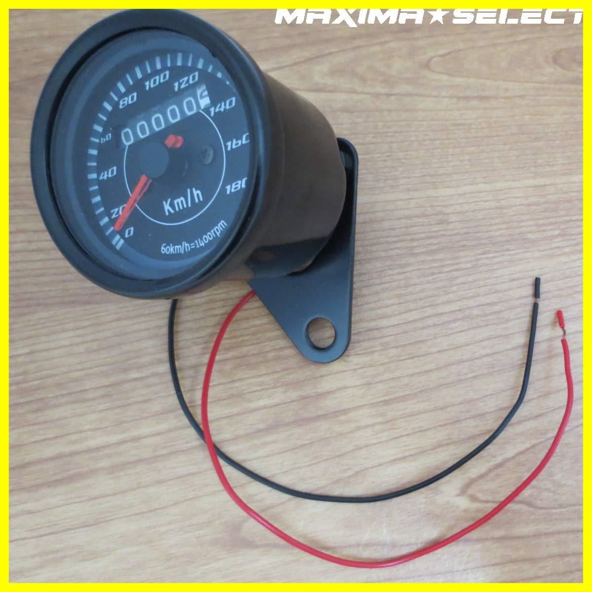 NS1 マグナ50 バイク 汎用 エイプ メッキ仕上げ ブラック 12V