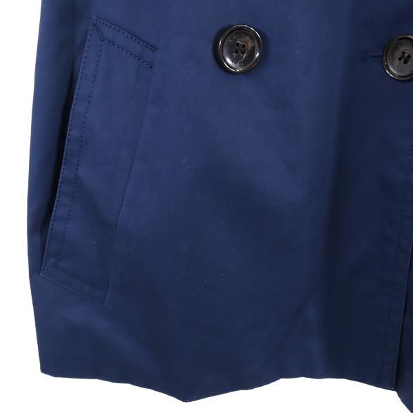 セールCOACH コーチ ショートトレンチコート ネイビー XS(M) コーチ ショート トレンチコート XS ネイビー COACH レディース