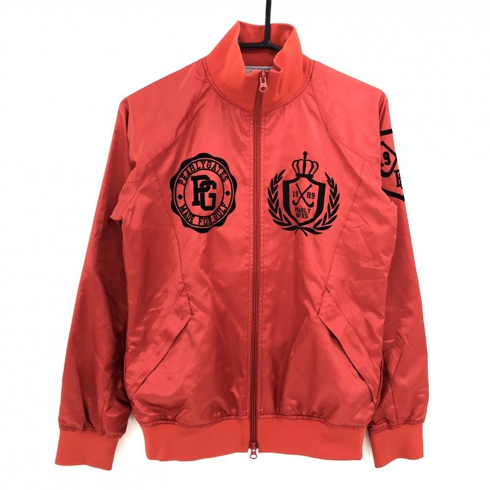 ☆特価☆【超美品】パーリーゲイツ ジャケットブルゾン レッド×黒