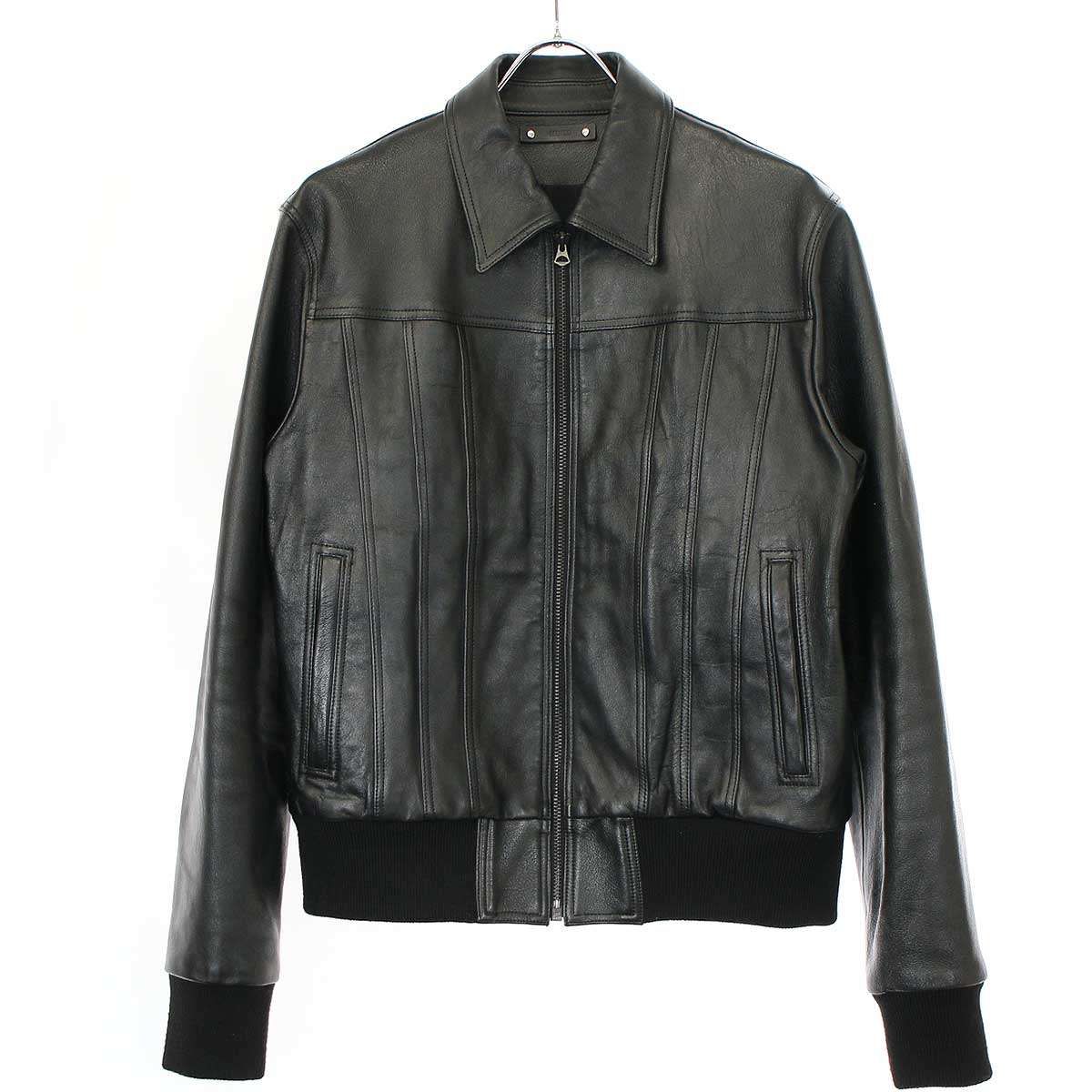 MINEDENIM マインデニム 21AW RIB ZIPUP JACKET シープスキンジップ 