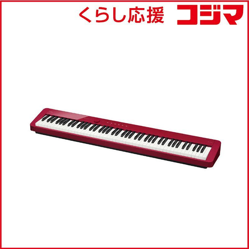 カシオ CASIO Privia PX-S1100 RD 電子ピアノ(カシオ プリヴィア スリムな電子ピアノ レッド 赤) | web総合楽器店 chuya-online.com カシオ CASIO 電子ピアノ Privia（プリヴィア）レッド [88鍵盤] PX-S1100RD