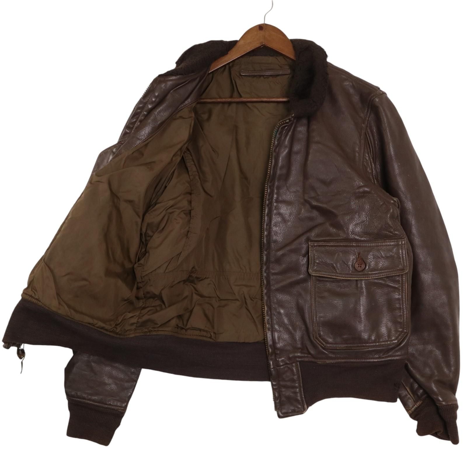 70年代 米軍実物 U.S.NAVY G-1 フライトジャケット ヴィンテージ