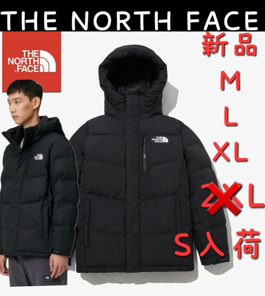 THE NORTH FACEノースフェイス新品 タグ付き 日本未発売  ダウンジャケット アウタージャケット大人気おしゃれ冬海外限定防寒 ロゴストリート軽量 韓国限定男女兼用 メンズレディース  アウターハイブリッド  袖ロゴ