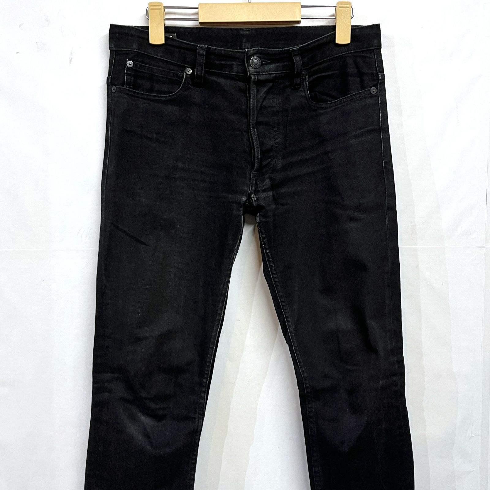 MINEDENIM｜マインデニム S. Slim STR 5pocket ブラック スキニー 