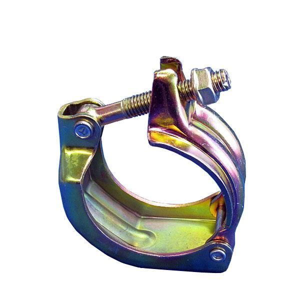 Φ76.3 Φ75 単管パイプ用 単クランプ Φ13穴あり 40個 8609 大口径パイプ用 橋梁工事 金属加工 丸単クランプ 津軽 土木 建設 農業 ミドルサポート