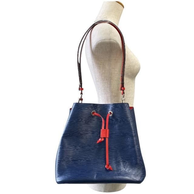 ルイ・ヴィトン LOUIS VUITTON ネオノエ エピ アンディゴブルー ハンドバッグ バッグ レザー レディース ネイビー系 / レッド系 M54367 【中古】 LOUIS VUITTON ネオノエ 2WAYハンドバッグ エピ レザー アンディゴ