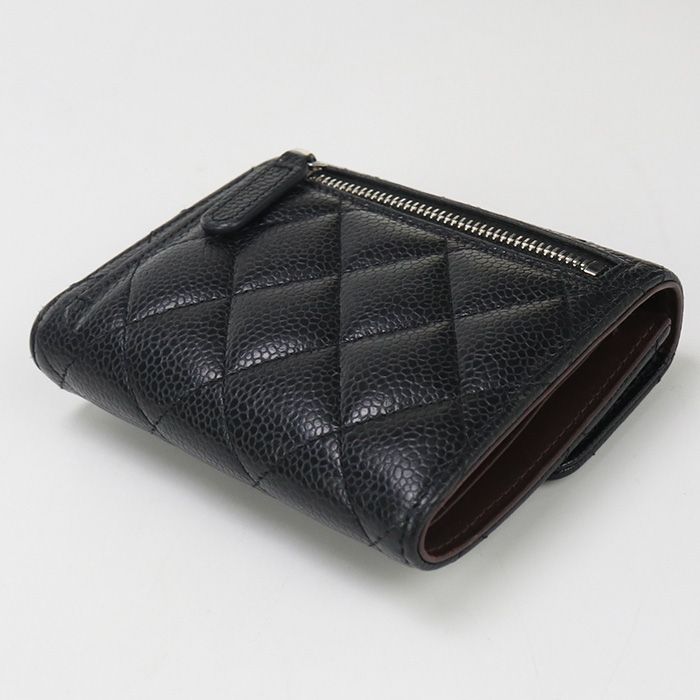 CHANEL シャネル クラシックスモールフラップウォレット マトラッセ  