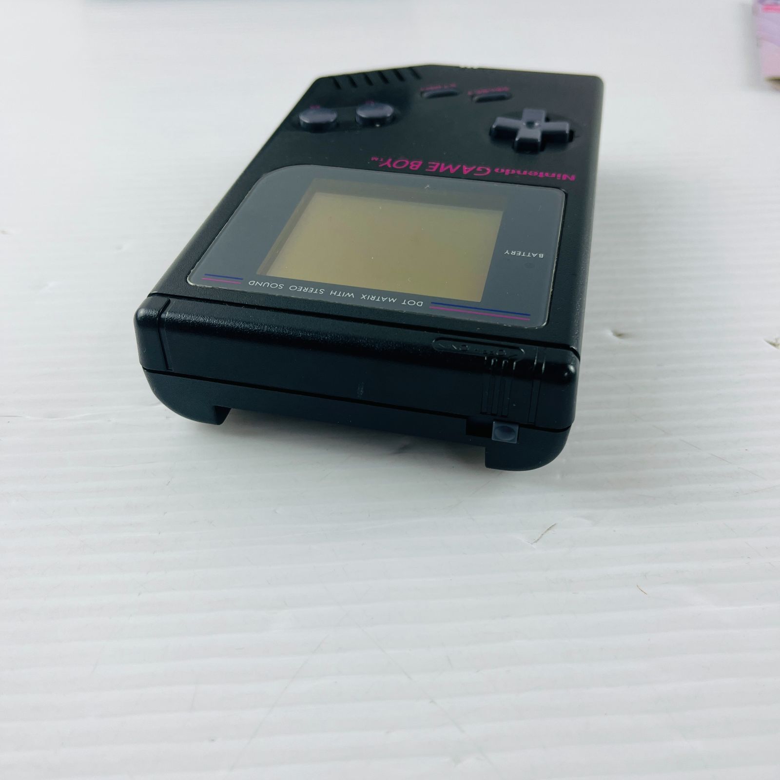 ◇【レア】初代 ゲームボーイブロス 黒 ブラック レトロゲーム機 DMG-S-KA 本体 ニンテンドー 任天堂 説明書 外箱 ハンディゲームマシン 動作OK