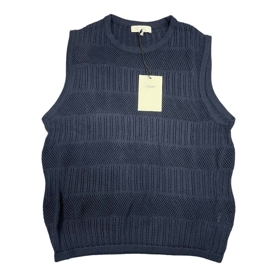 定価31900円 未使用 mfpen 22SS Typo Knit Vest ニット ベスト