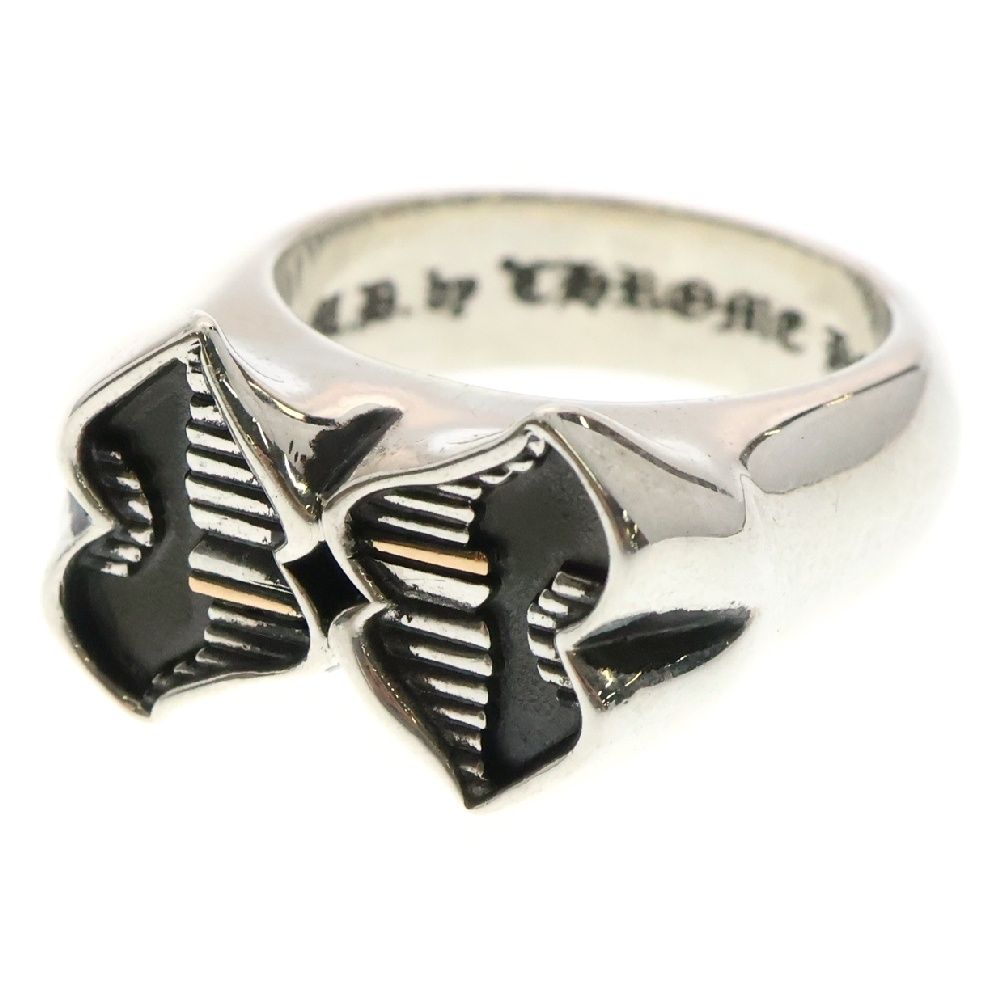 CHROME HEARTS クロムハーツ DOUBLE CHOMPER TOOTH ダブル チョンパー トゥース リング シルバー|ゴールド