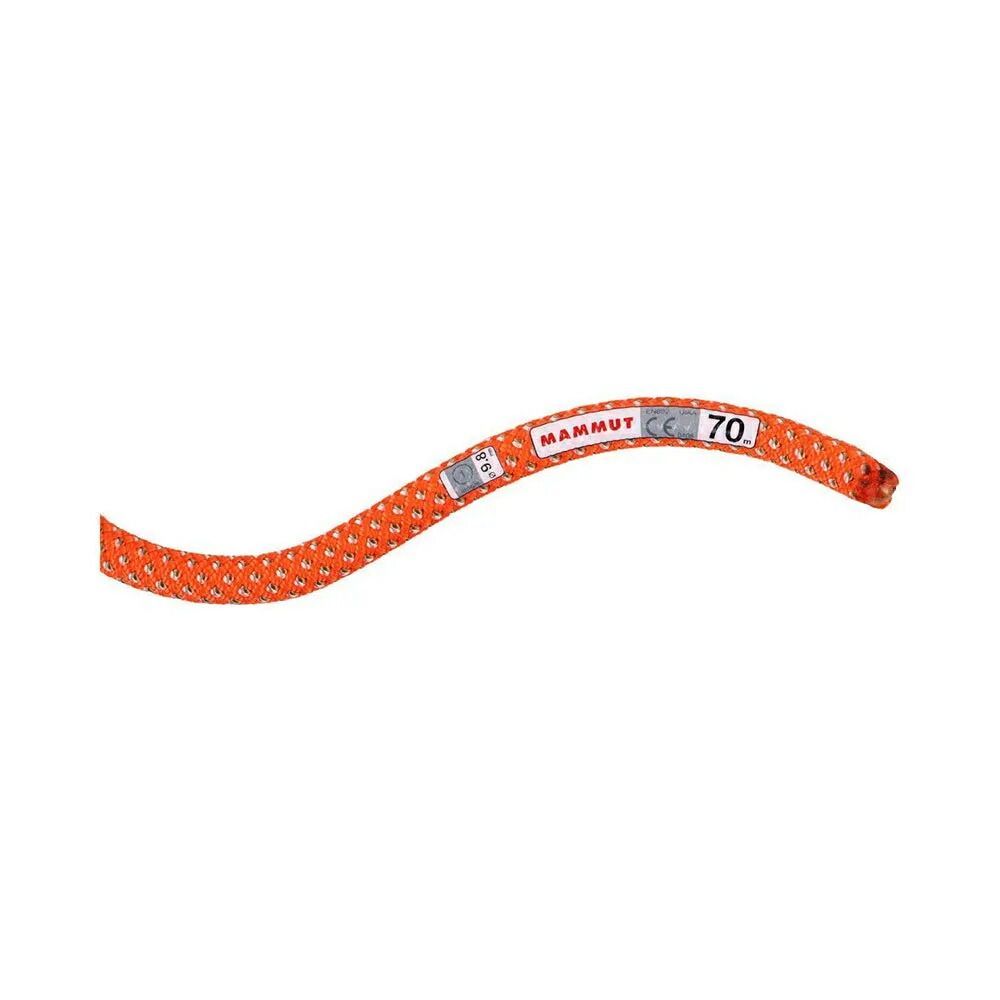 お取り寄せ ２～４週間で発送 マムート クラッグ クラシック 9.8mm ロープ Vibrant Orange | White t MAMMUT Crag Classic 9.8 mm t