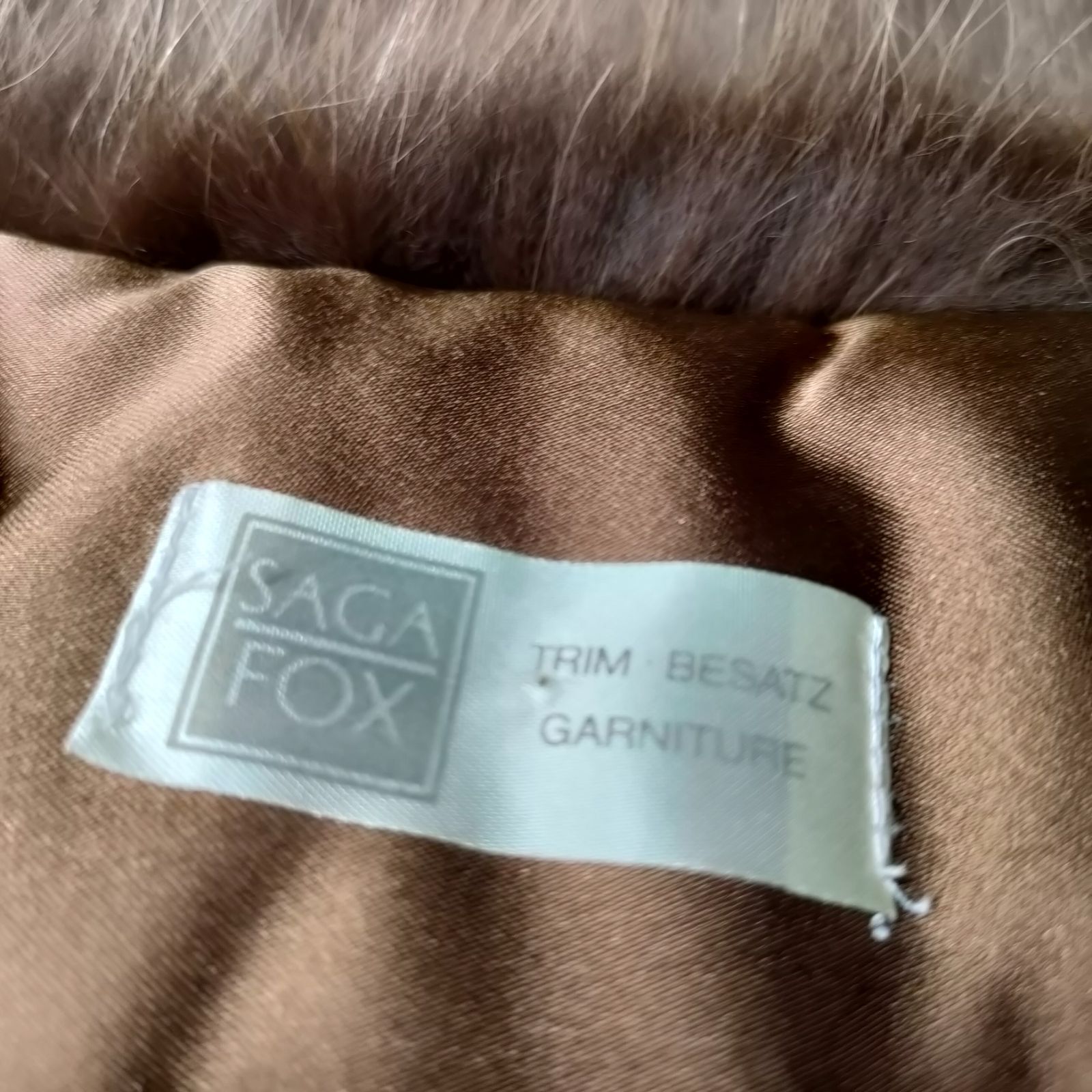 【SAGA FOXブラウンファー】 ネックウォーマー　毛皮　成人式 SAGA FOXブラウンファー】 ネックウォーマー 毛皮 成人式