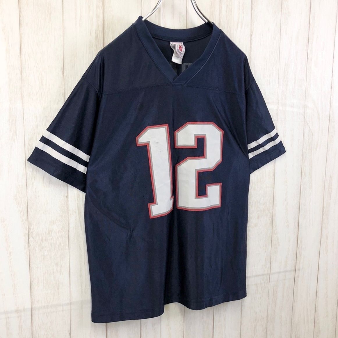 NFL BRADY 12 アメフト ゲームシャツ ユニフォーム - メルカリ