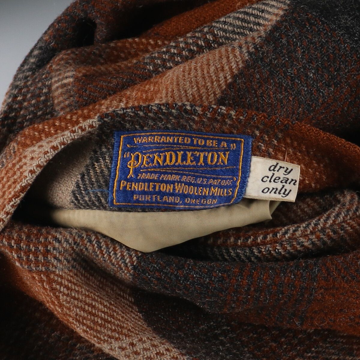 古着 50年代 ペンドルトン PENDLETON チェック柄 リバーシブル ウールジャケット メンズL ヴィンテージ/evb003305