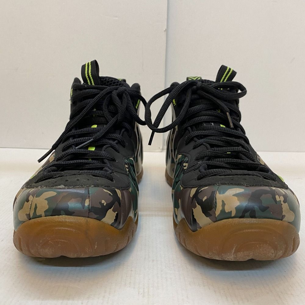 03w06584 NIKE AIR FOAMPOSITE PRO PRM LE ナイキ エアフォーム ポジット プロ プレミアム カモフラ フォレスト/ ブラック-ボルト 587547-300 スニーカー サイズ28.5cm - メルカリ