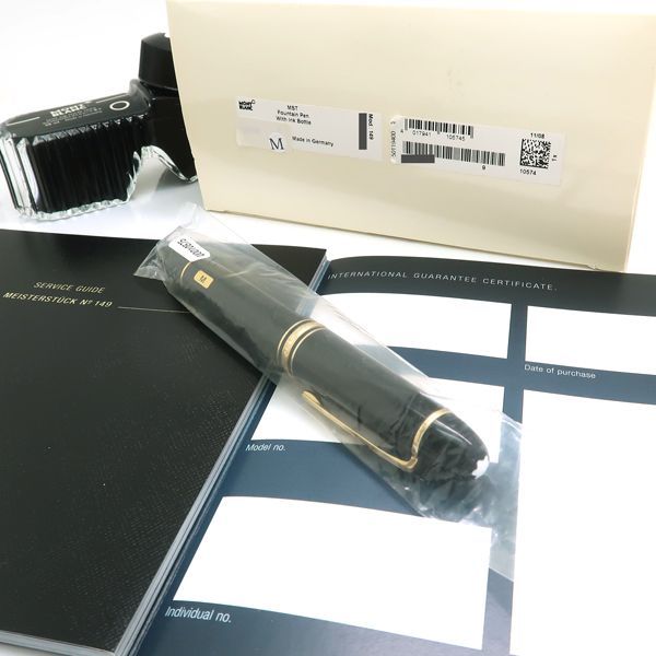 MONTBLANC マイスターシュテュック 149 万年筆 18K750 M 10575