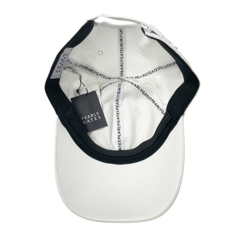 ⛳️ゴルフ　パーリーゲイツ キャップ　ホワイト　完売品 PEARLY GATES パーリーゲイツ キャップ ホワイト系 FR