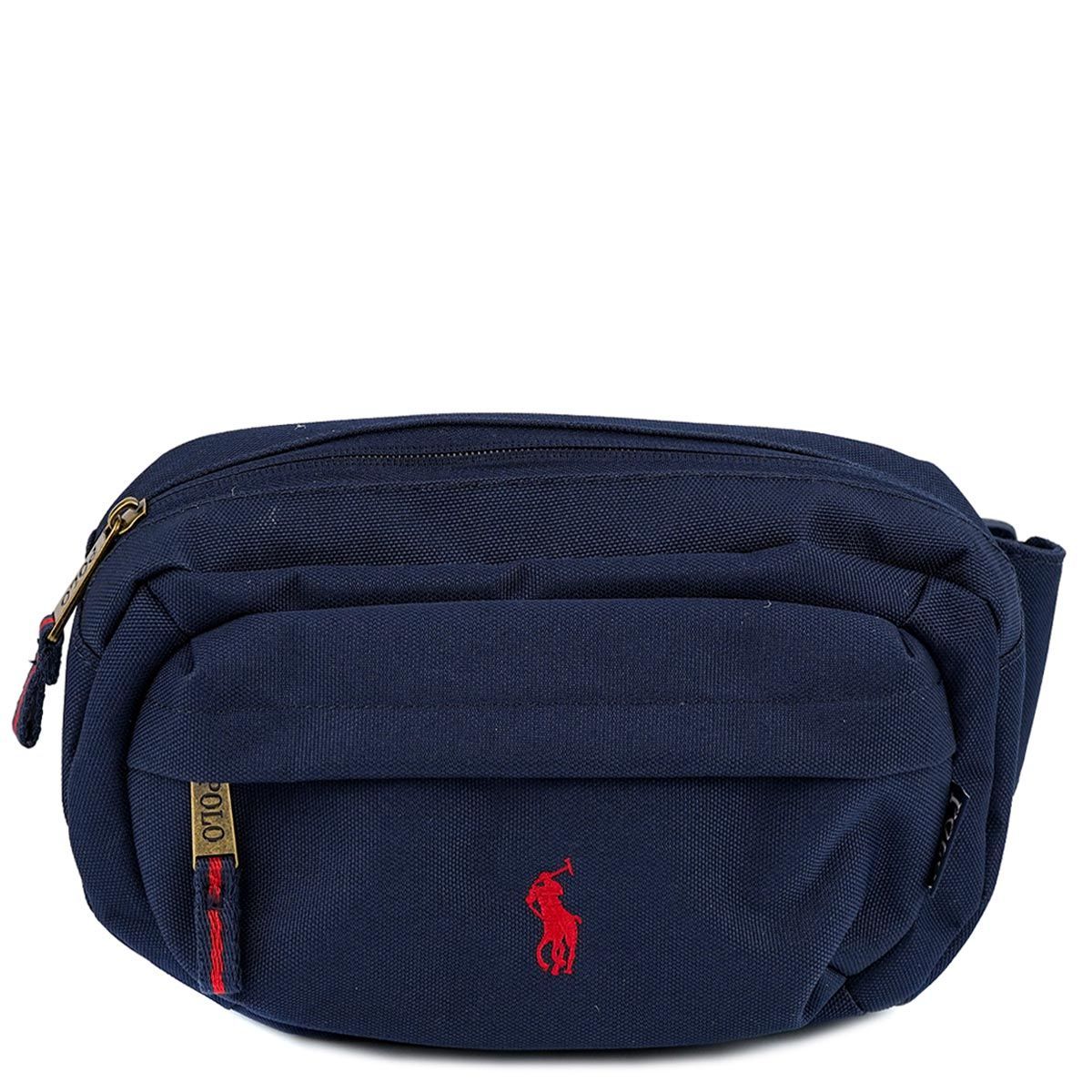 Polo Ralph Lauren ポロラルフローレン ボディバッグ 9AR012 Big Pony Crossbody Bag レディース 女性 メンズ 男性 ジュニア ユニセックス 男女兼用 クロスボディ BCV NEWPORT NAVY|Red