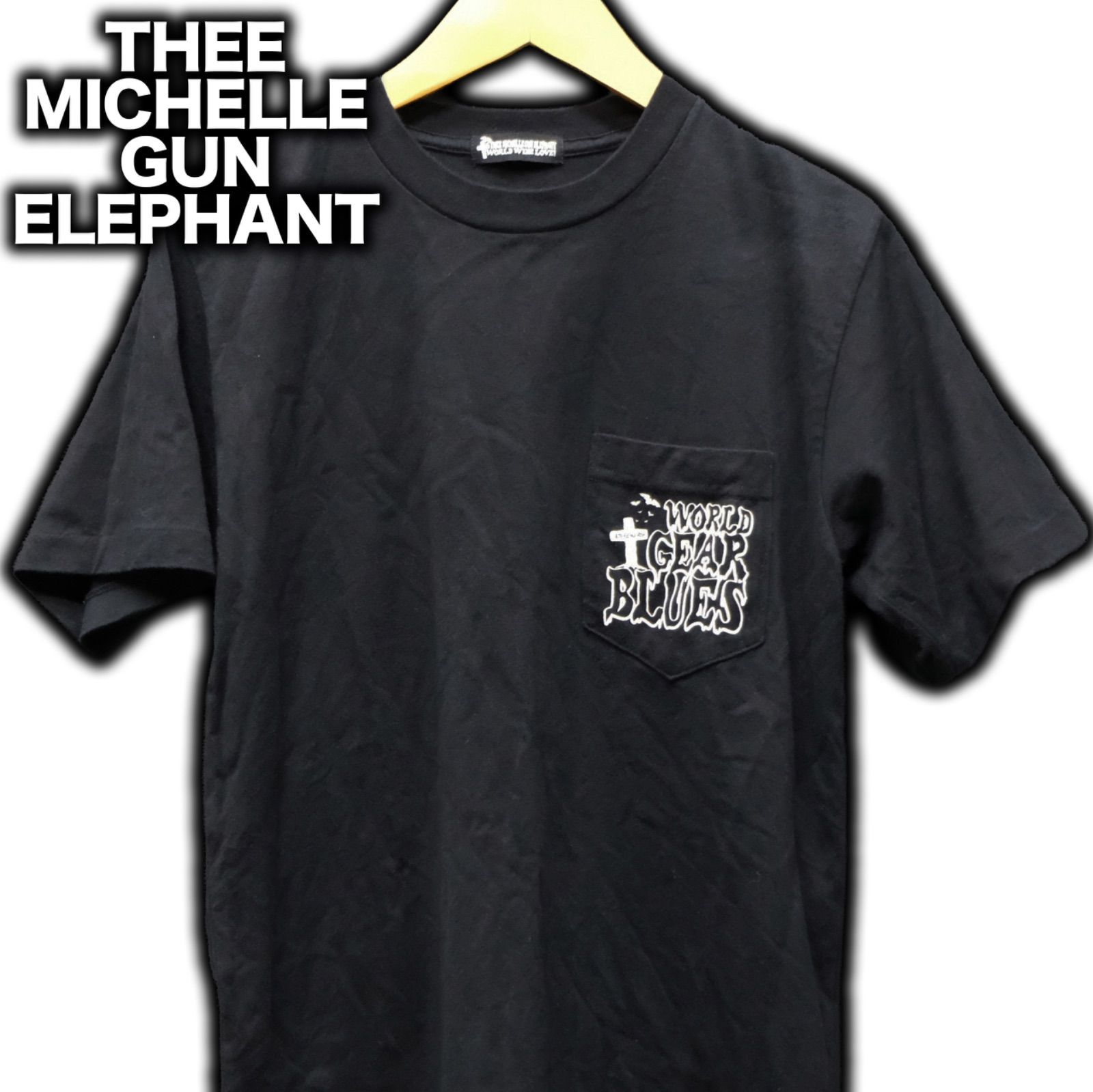 90's THEE MICHELLE GUN ELEPHANT WORLD GEAR BLUES 胸ポケT