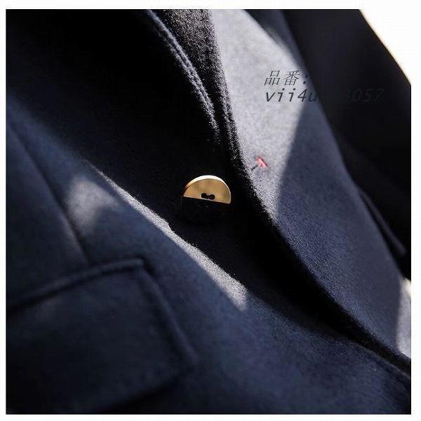 ネイビージャケット 紺ブレ テーラードジャケット ブレザー シングル
