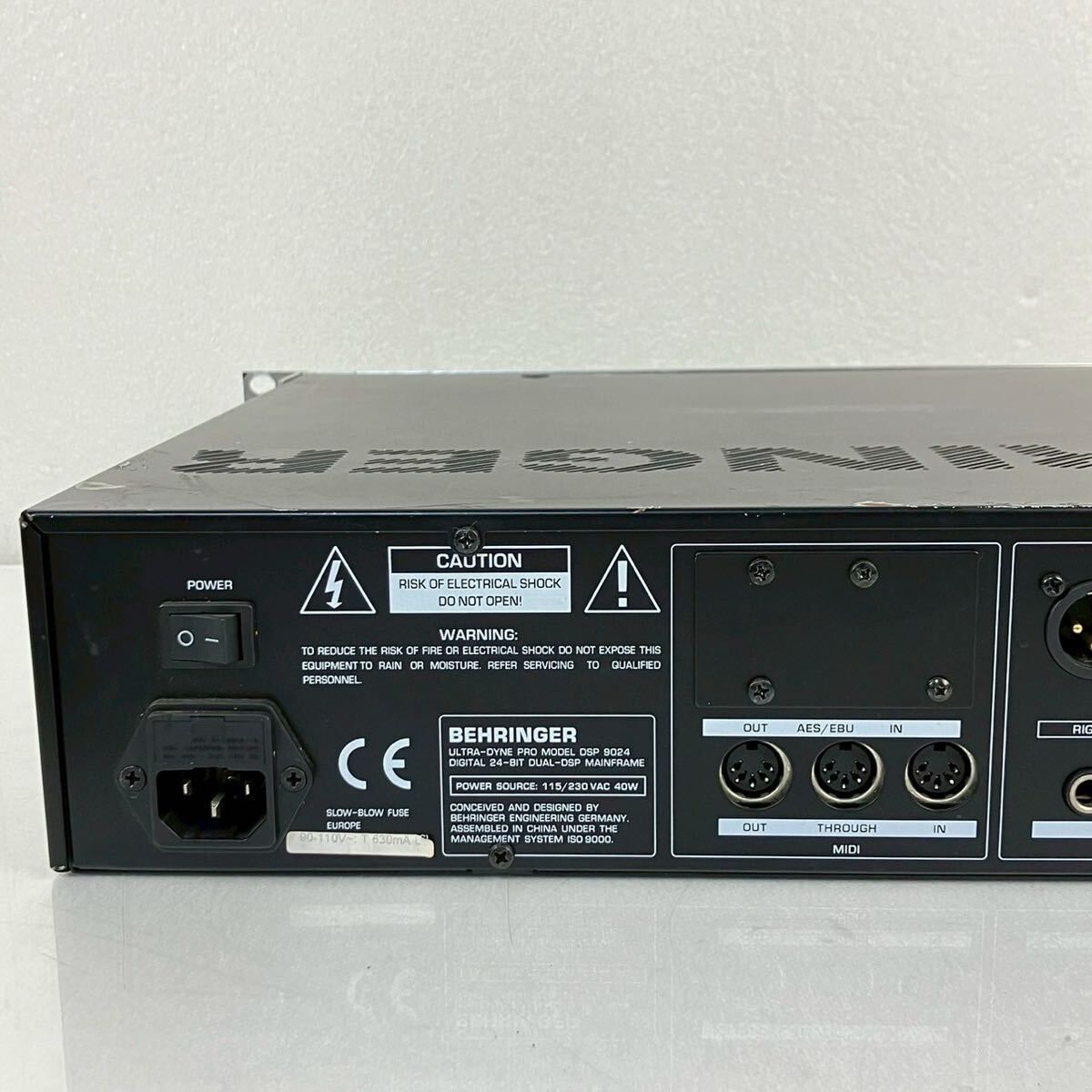 Behringer ベリンガー DSP9024 6バンドコンプ チューブエミュ