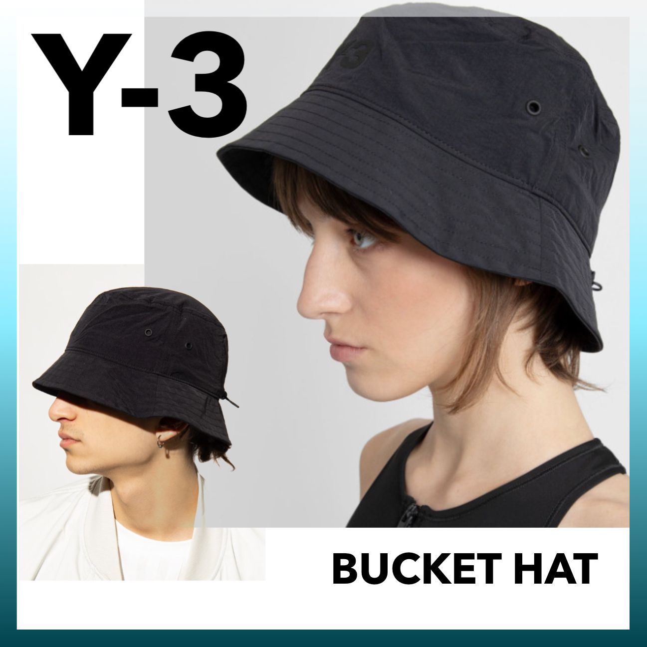 Y-3 ワイスリー BUCKET HAT バケットハット - ハット
