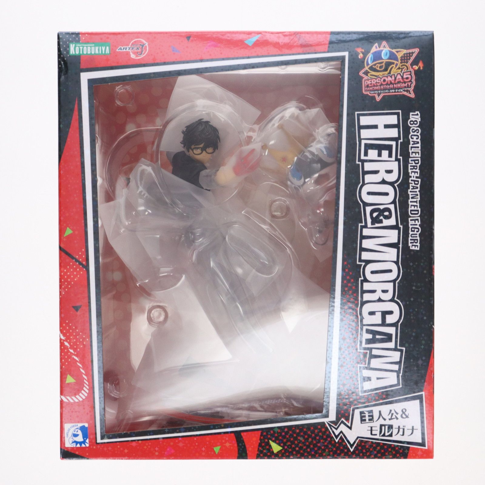 KOTOBUKIYA - (再販)ARTFX J 主人公&amp;モルガナ ペルソナ5 ダンシング・スターナイト 1/8 完成品 フィギュア(PV192) コトブキヤ ARTFX J 主人公&モルガナ｜ペルソナ5 ダンシング・スターナイト