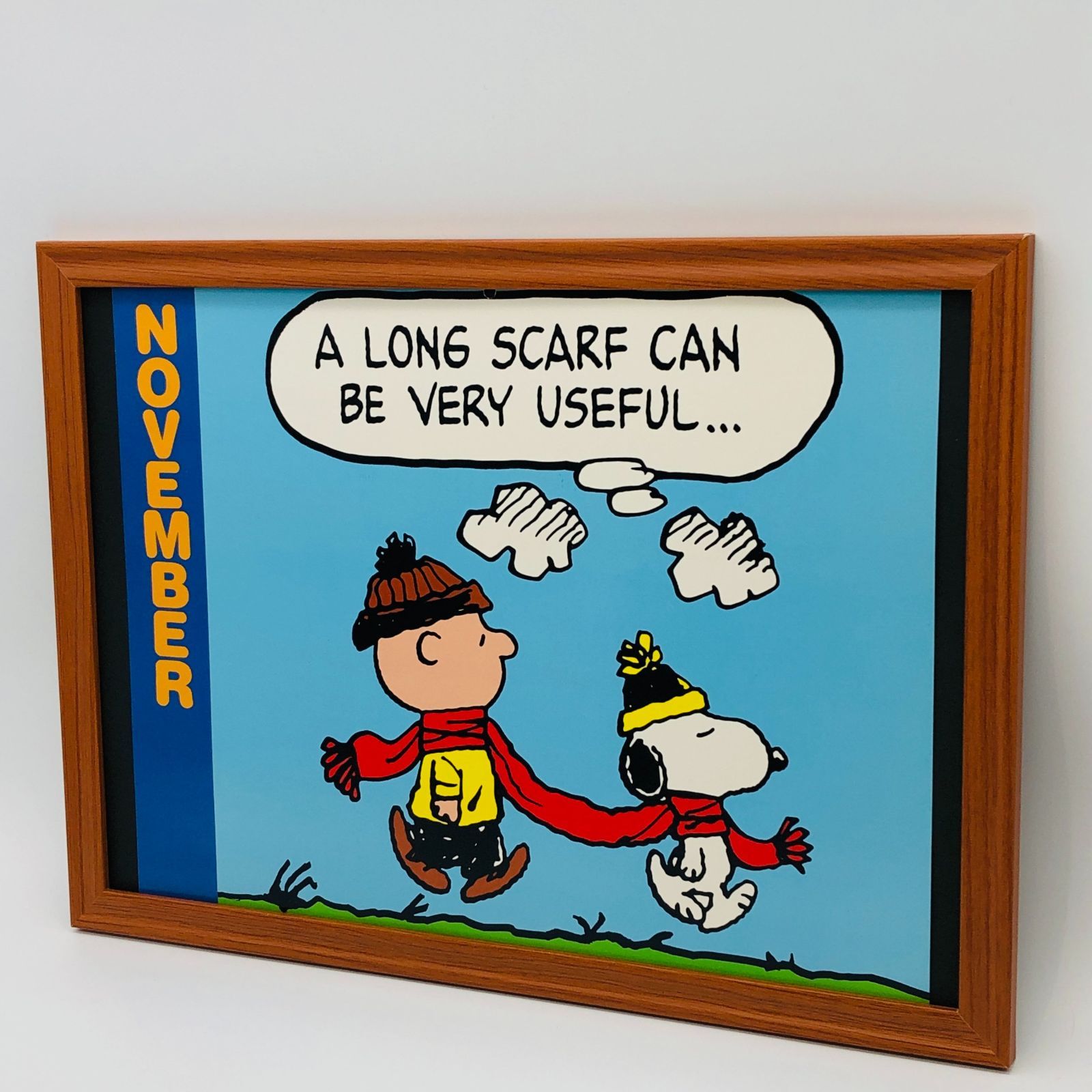 ビンテージ カレンダー BOOK ポスター ピーナッツ『 チャーリー