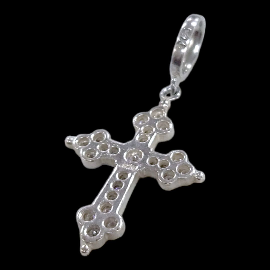 ローリーロドキン ゴシッククロス ペンダントトップ 925 シルバー 3433 LARGE GOTHIC CROSS PENDANT Silver / Zirconia PENDANT