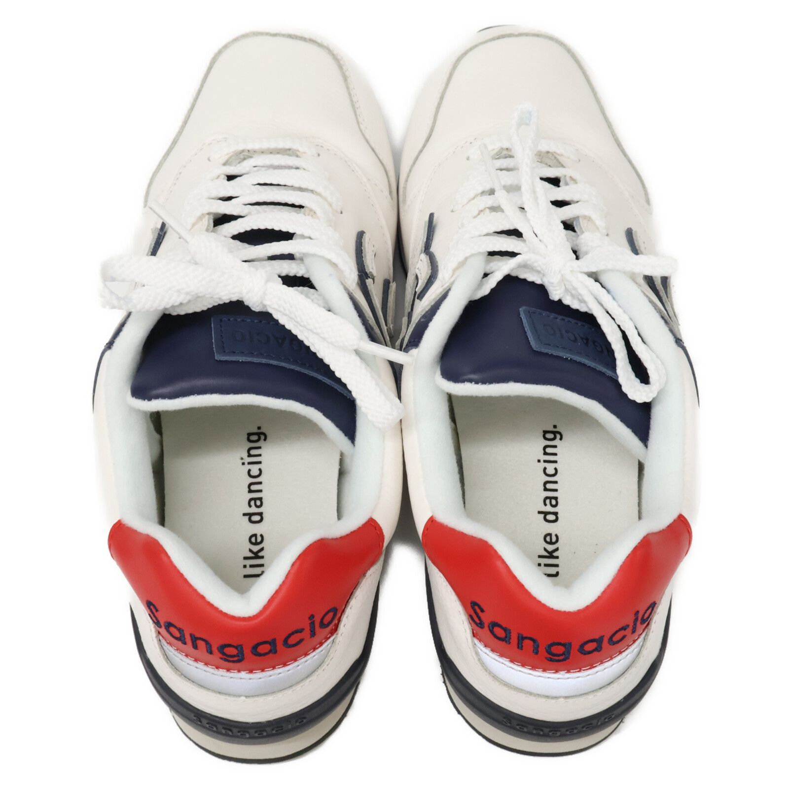 Sangacio サンガッチョ にゅ~ず 10周年 トリコロール スニーカー 26