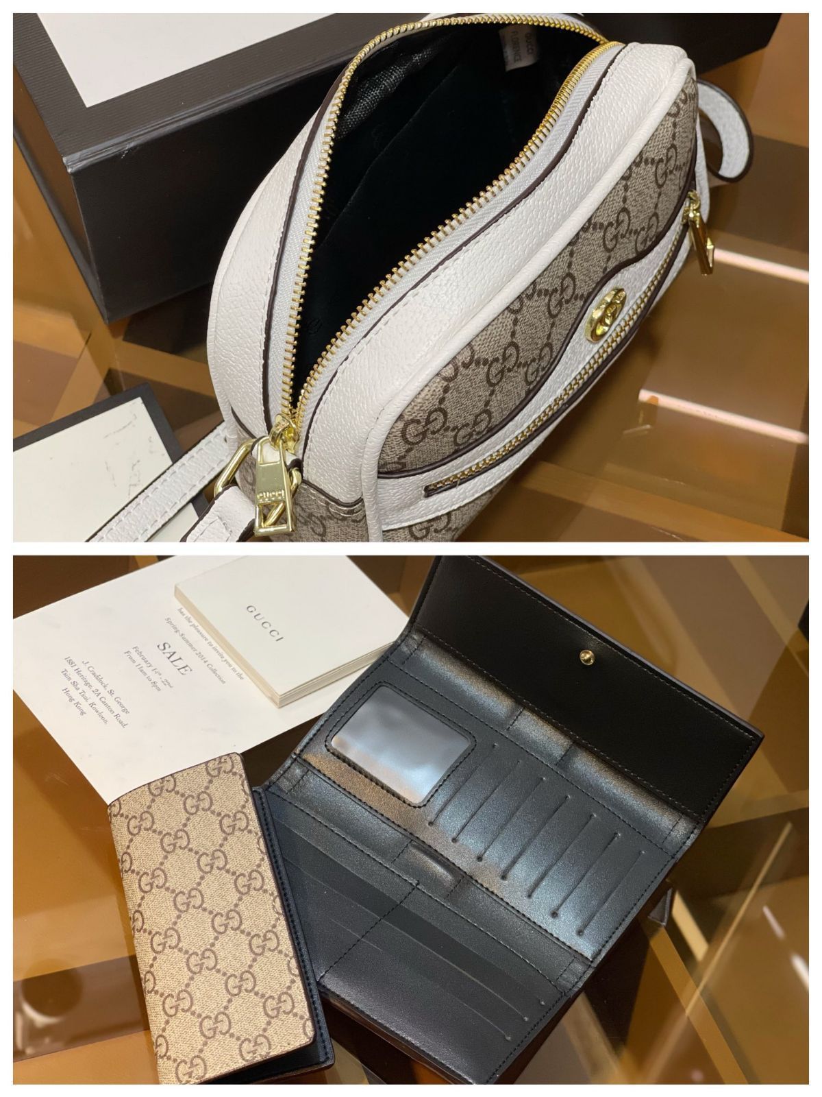 送料込☆ GUCCI グッチ トートバッグ ショルダーバッグ 財布 3点