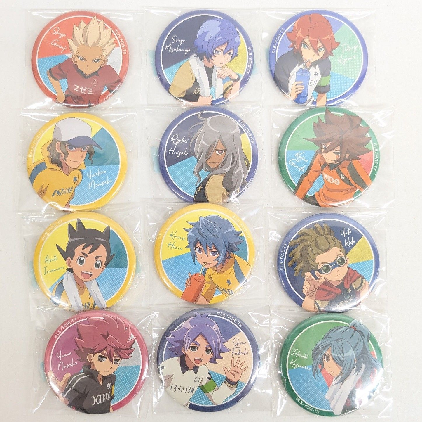 イナズマイレブン アレスの天秤 缶バッジコレクション 全12種