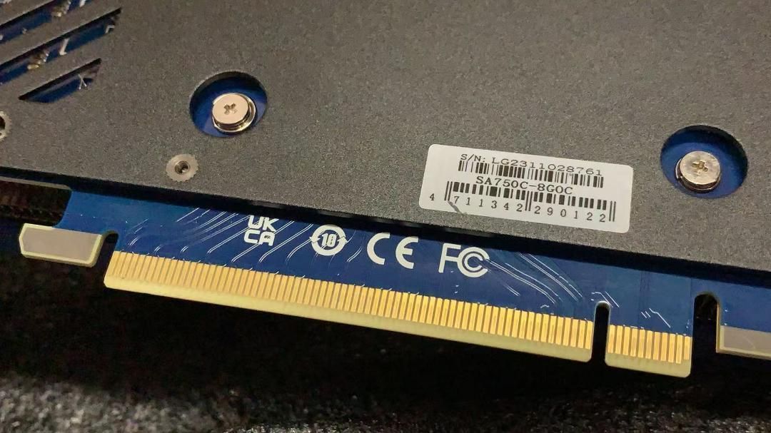 節約 Sparkle Intel Arc A750搭載グラフィックカード OC版 920692