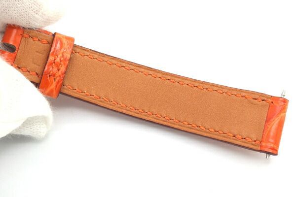 エルメス 替えベルト ドゥブルトゥール オレンジ 中古 - メルカリ