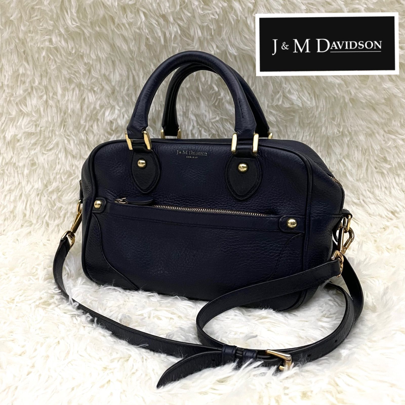 J&M DAVIDSON BABY MIA 2way フルレザー ミニ ボストン J&M デヴィッドソンより「ミニ ミア」の限定ミニボストンバッグ - 創業