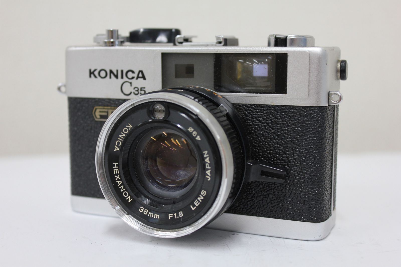 返品保証 コニカ KONICA C35 FD HEXANON 38mm F1.8 コンパクトカメラ e3097