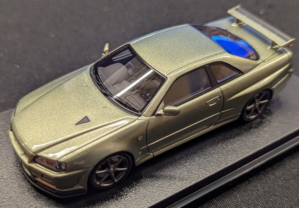 hpi racing 1/43 MIRAGE Nissan Skyline GT-R V-Spec II Nur(R34