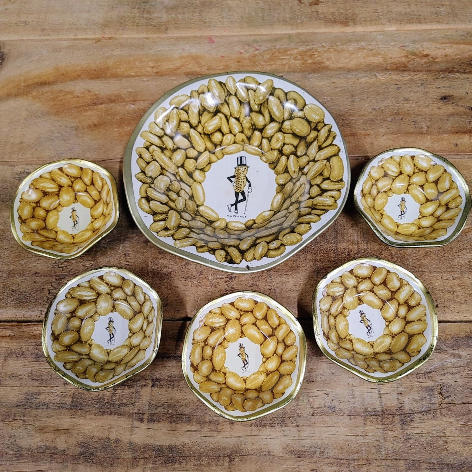 ✴︎レア希少！ミスターピーナッツ トレイ MR. PEANUT 1950's ☆レア！1950's MR PEANUT ミスターピーナッツ ビンテージ 灰皿