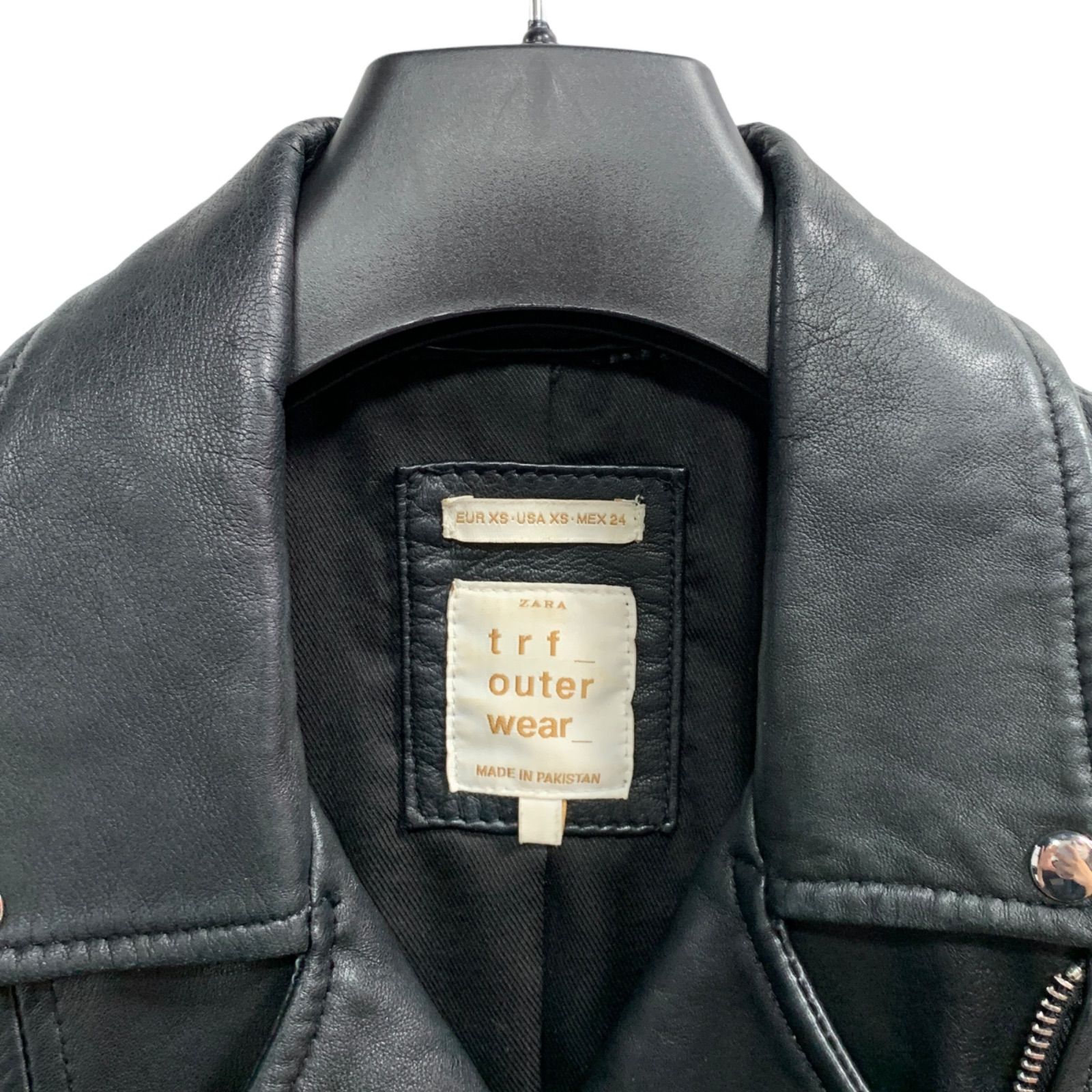 Zara ダブルフェイス ライダースジャケット xs Zara ダブルフェイス ライダースジャケット xs 美品 ZARA ザラ