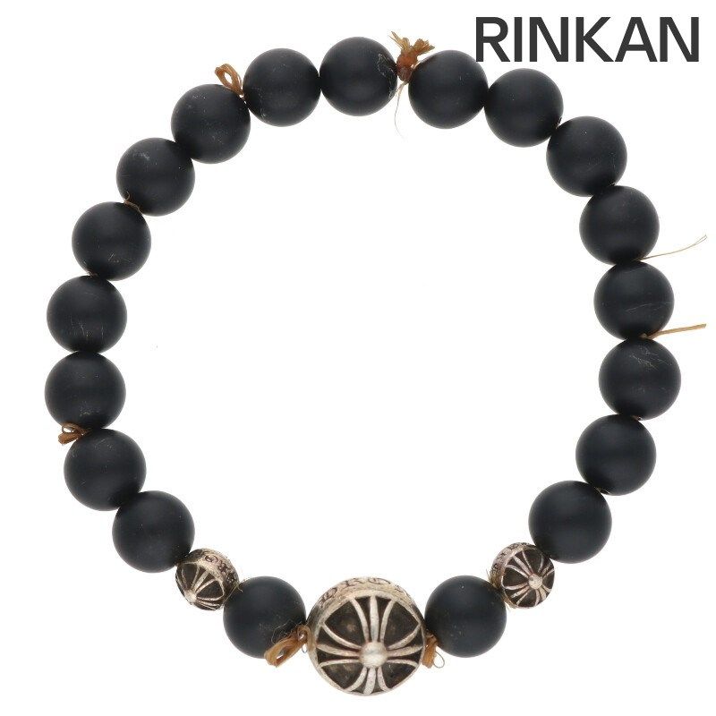 しし様専用 クロムハーツ ブレスレット オニキス ブラック 8mm クロム