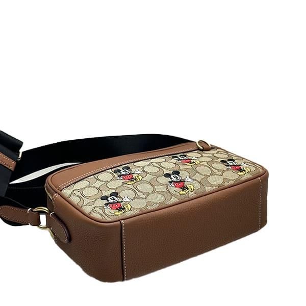 新品　COACH グラハム　ミッキーマウス刺繍 ショルダーバッグ　カーキマルチ 新品COACH グラハムミッキーマウス刺繍 ショルダーバッグカーキマルチ