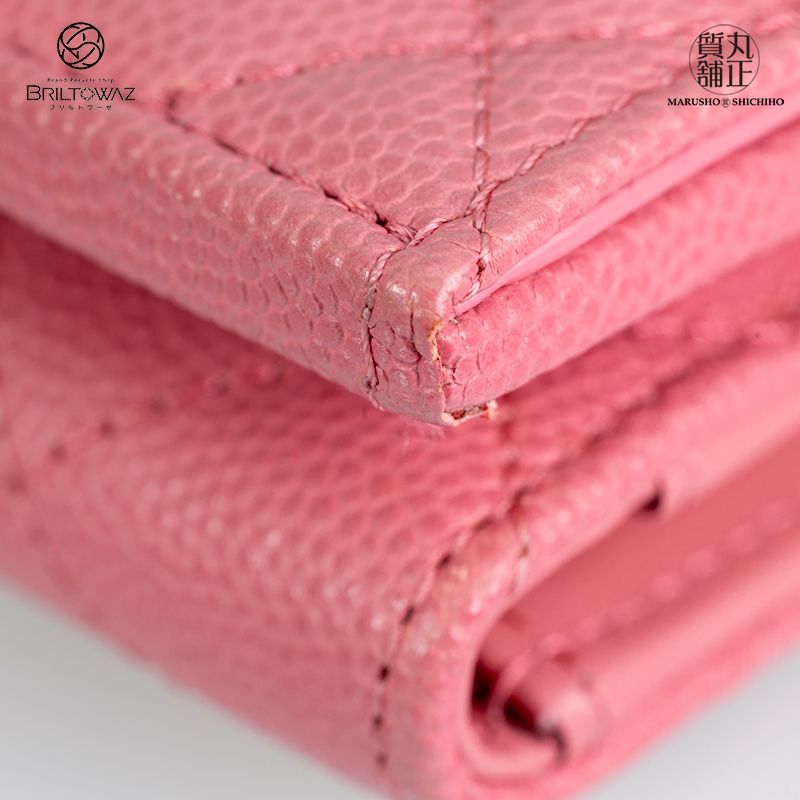楽天市場】≪Brand new≫ CHANEL Flap Small Wallet Pink Gold
