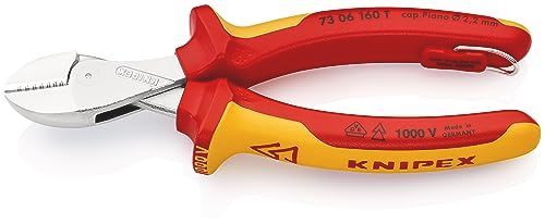 クニペックス (KNIPEX) ニッパー KNIPEX 7306-160TBK 絶縁コンパクト