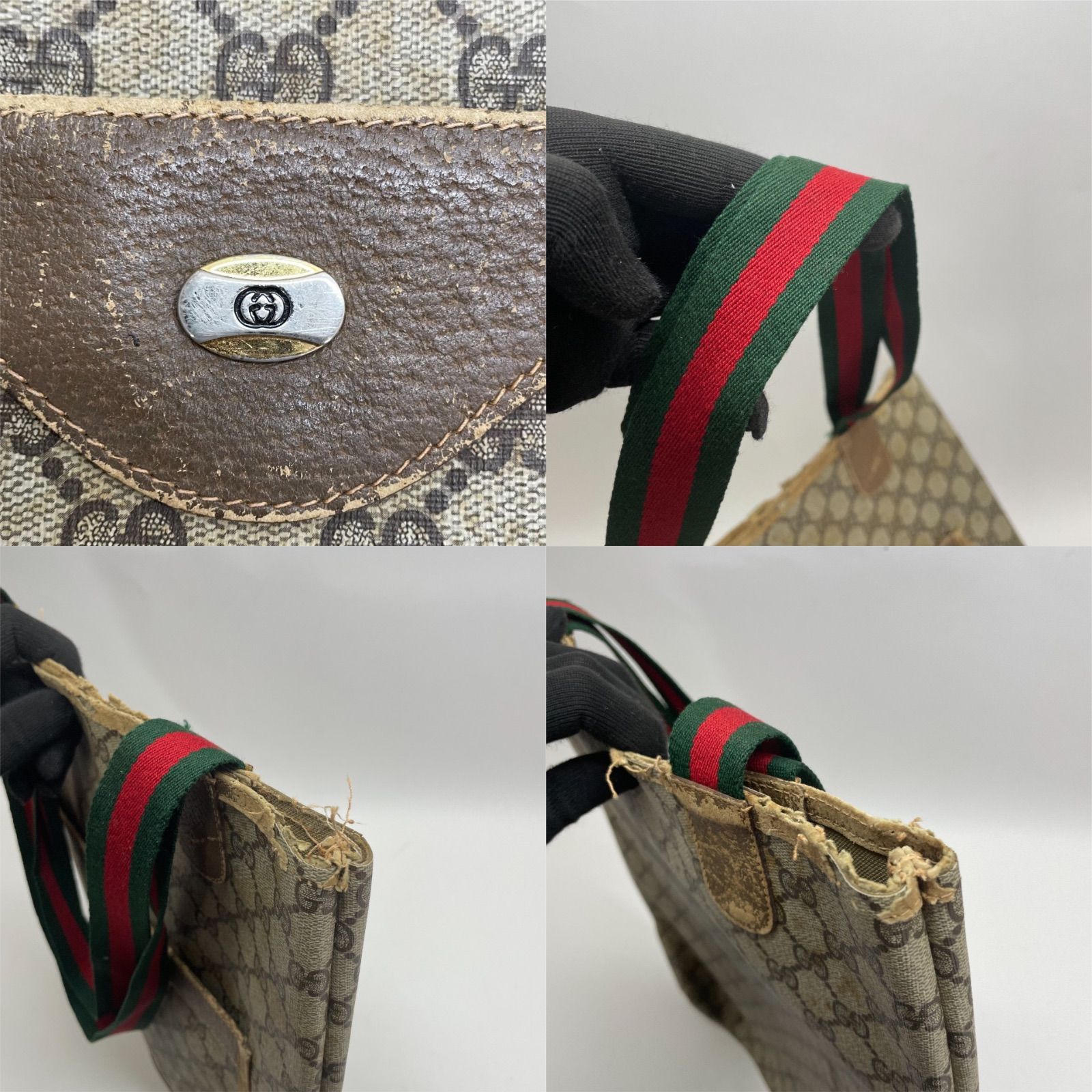 2392 GUCCI グッチ トートバッグ スプリーム シェリーライン GG