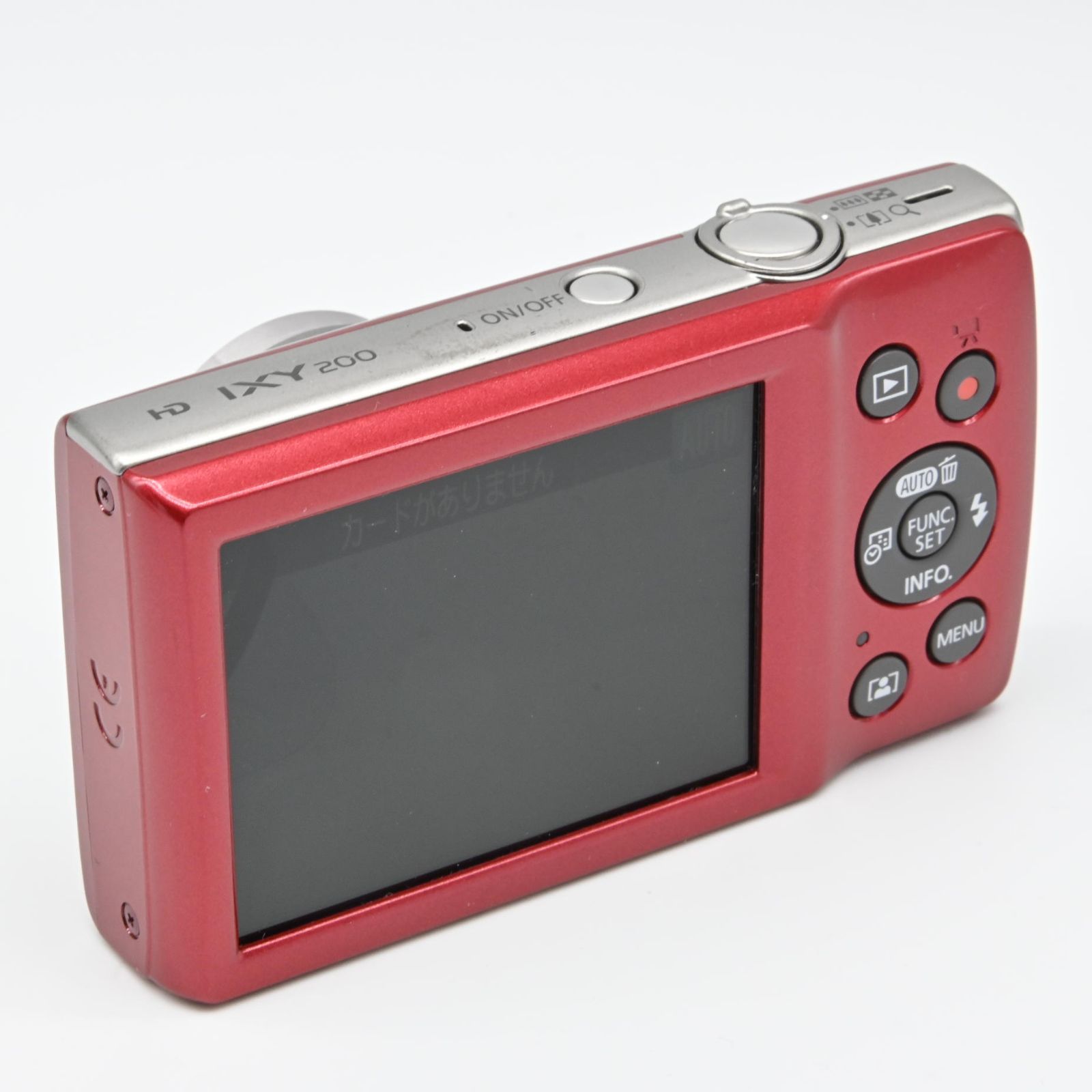 ★美品★キャノン CANON  デジタルカメラ IXY200 (RED)