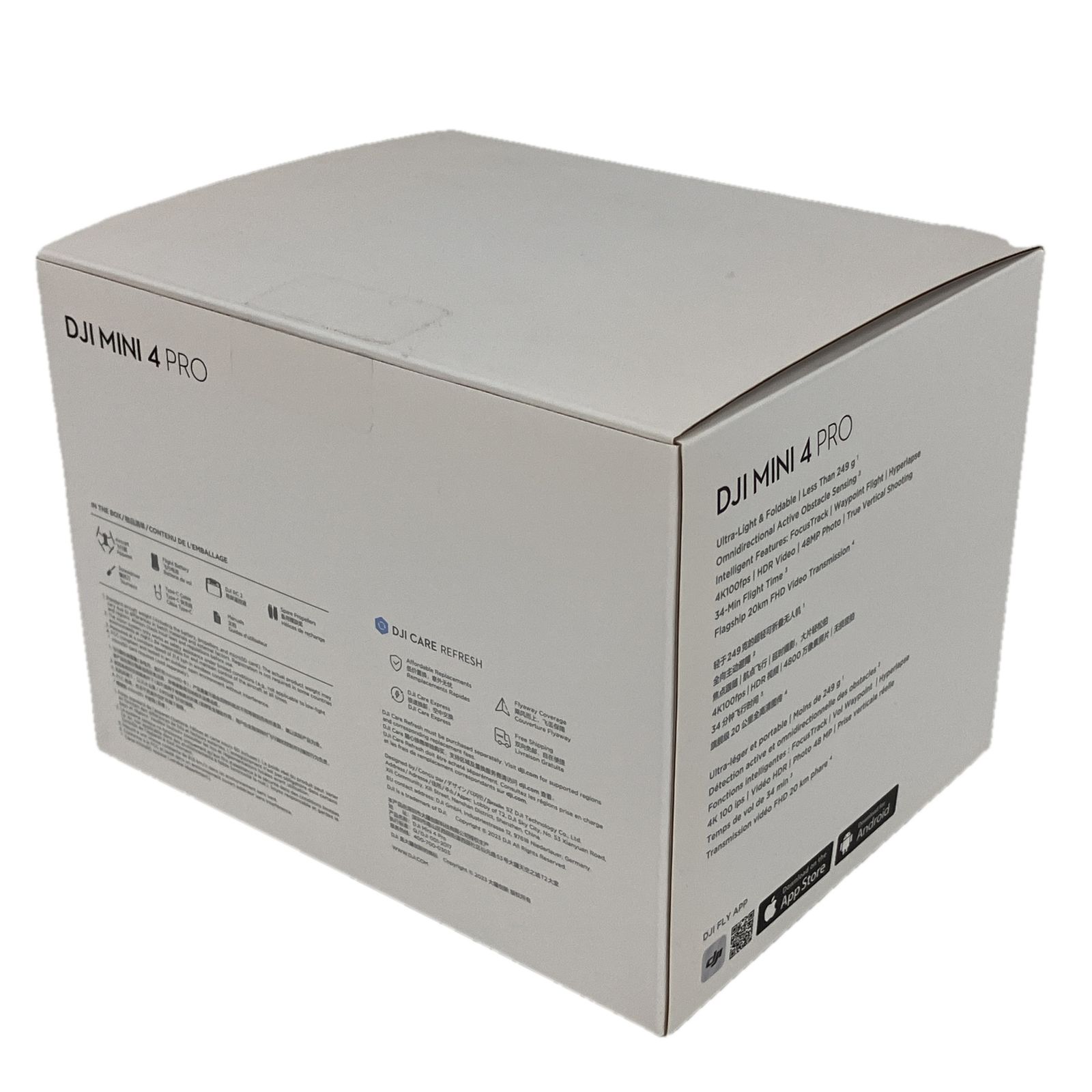 DJI Mini 4 Pro M14008 ドローン 4Kカメラ 軽量 空撮 GPS 高画質 開封 ♥ S10477504
