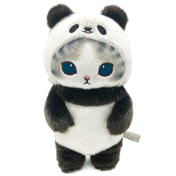 サンアロー mofusand ぽてたまぬいぐるみ パンダにゃん グレー