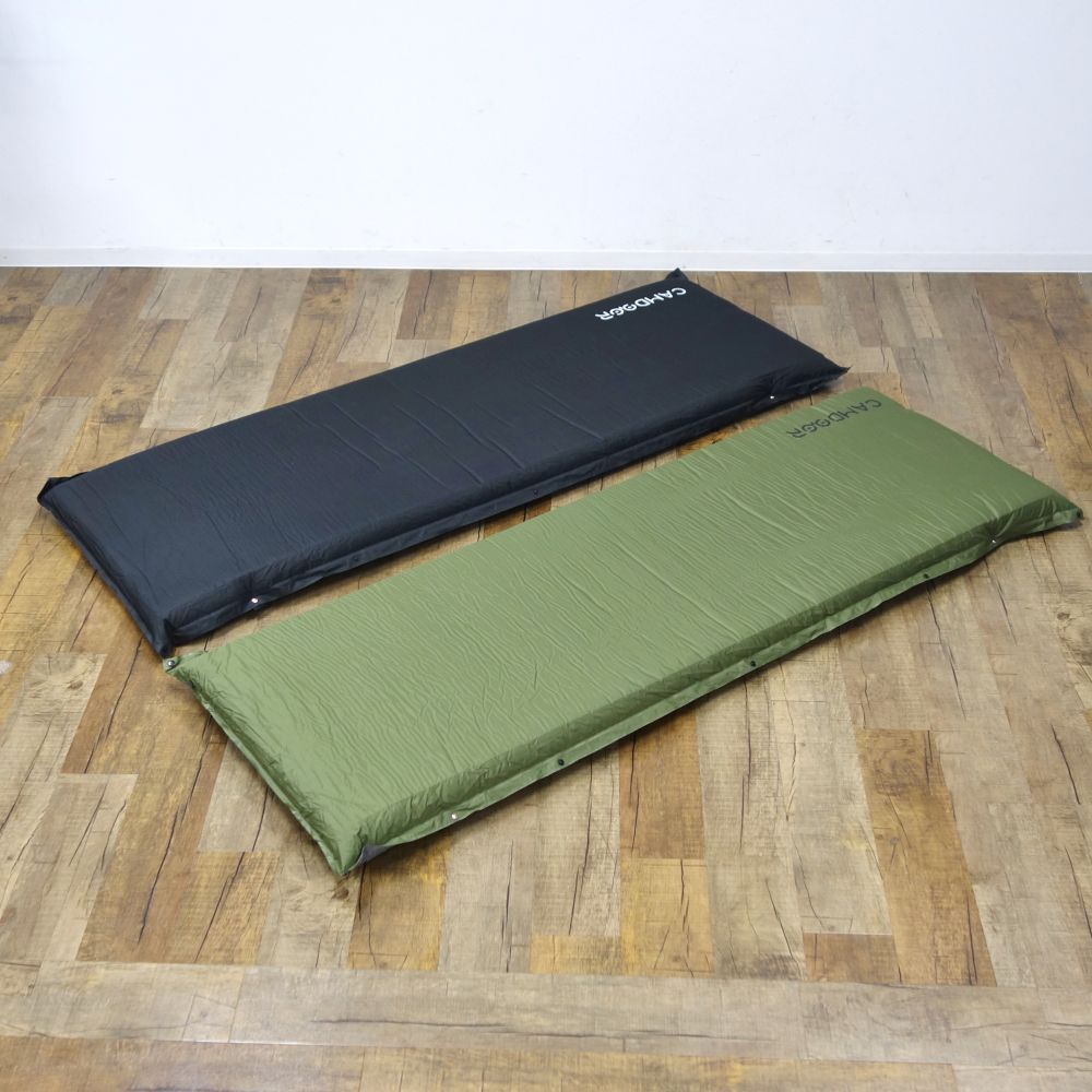 美品 キャンドア CAMDOOR インフレーターマット2個セット キャンプ
